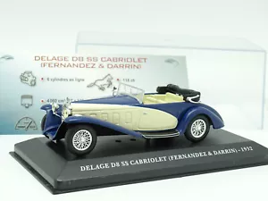 Ixo Presse 1/43 - Delage D8 SS Cabriolet Fernandez Darrin 1932 - Foto 1 di 1