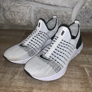 Nike React Phantom Run Flyknit 2 Oreo 2020 CJ0277-100 Men’s Size 9 White USED - Picture 1 of 12