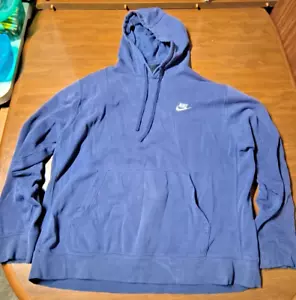 Sudadera con capucha azul Nike XL Pullover con cuerdas - Usada - Imagen 1 de 3