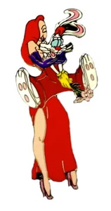 Prendedor Coleccionista Disney Jessica Abrazando Roger Rabbit Disneyland Resort Prendedores EE. UU. - Imagen 1 de 2