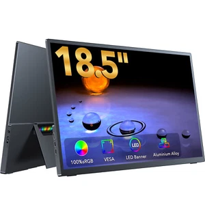 Monitor Portátil 18.5 Pulgadas 120Hz Gaming Monitor Portátil FHD USB C Monitor - Imagen 1 de 7