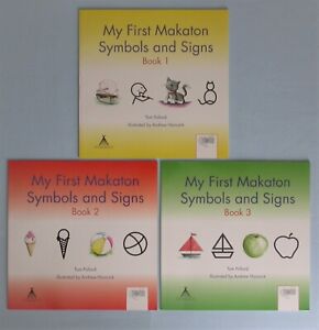 My First Makaton Symbols & Signs Book Set of 3 by Tom Pollard
