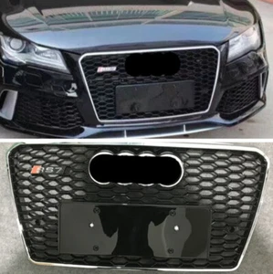 Parachoques delantero parrilla de malla de panal para Audi A7 S7 RS7 2012 2013 2014 2015 - Imagen 1 de 5