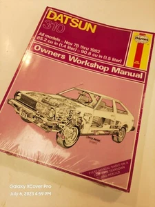 Haynes 679 Repair Manual Datsun 310 Nov 78 thru 1982 Sealed Package  - Bild 1 von 10