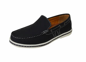 Men's Slip On Loafer Shoes Walking Boat Driver Moccasin Size 7.5-13 (BARTRA-02) - Picture 1 of 13