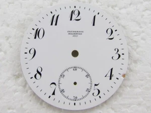 Omega Antique Swiss Original Porcelain Dial (Watch-face) 43,2mm for Pocket Watch - Bild 1 von 10