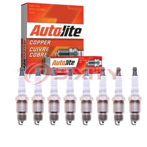 8 pc Autolite Copper Core Spark Plugs for 1969-1995 Ford Mustang 4.2L 5.0L aj - Zdjęcie 1 z 5