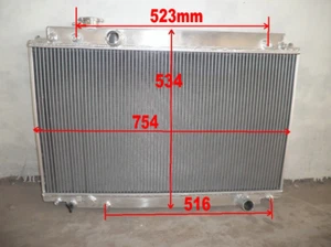 For LEXUS SC300 JZZ30 93-98 /TOYOTA SOARER JZZ31 1991-2000 MT Aluminum Radiator - Picture 1 of 8