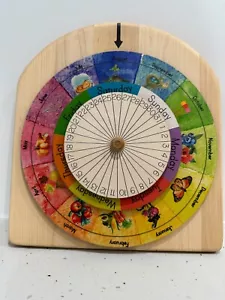 Wheel of the Year - Perpetual Wooden Calendar, Handmade Educational USD $69.95 - Picture 1 of 3