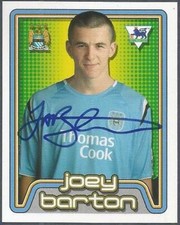 MERLIN-2005-F.A.PREMIER LEAGUE 05- #337-MANCHESTER CITY-JOEY BARTON
