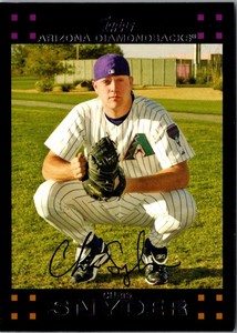 2007 Topps Chris Snyder #131 Arizona Diamondbacks Baseball Card