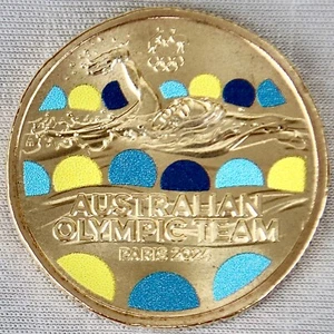 *NEW**AUSTRALIA_1 Dollar 2024_Australian Olympic Team_unc_coin card - Bild 1 von 4