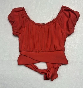 Love Wish Crop Top Cintura Corbatas Talla L Minimalista - Imagen 1 de 7