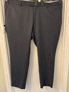 FLINTOFF BY JACAMO HOMBRE AZUL OSCURO MEZCLA LANA TRAJE PANTALONES UK TALLA 52" NUEVO CON ETIQUETAS - Imagen 1 de 6