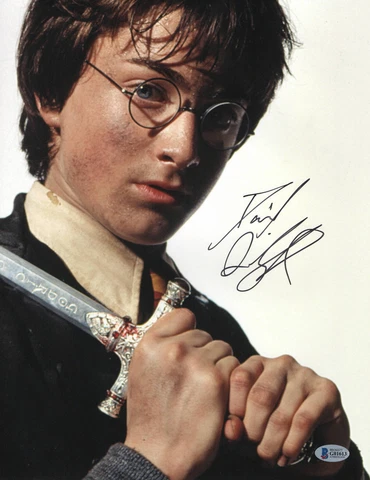 DANIEL RADCLIFFE SIGNED AUTOGRAPHED HARRY POTTER 11X14 PHOTO BECKETT BAS COA 49 Cover