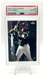 2020 Topps Chrome Luis Roberts #60 RC PSA GEM MT 10 - Picture 1 of 2