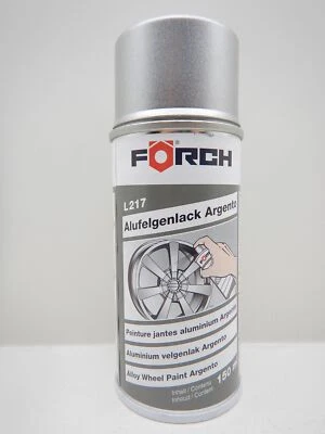 FELGENLACK LACK FELGE ALUFELGEN ARGENTO SILBER LACKSPRAY SPRAY FARBE 150ML  - Bild 1 von 2