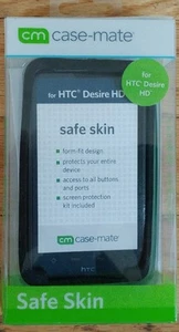 Case-Mate Safe Skin Case for HTC Desire HD - Black - Picture 1 of 2