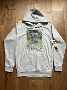 Star Wars Baby Yoda Mandalorian - S/P Hoodie Sweater Size Small - Picture 1 of 6