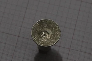 🧭 🇸🇦 SAUDI ARABIA GHIRSH COUNTERMARKED 65 COIN SHARP DETAILS B63 #K3930 - Picture 1 of 2