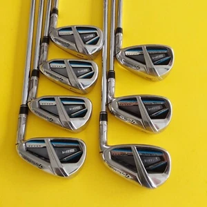 Taylormade SIM MAX iron set 5 to PW+GW Steel KBS MAX 85 Reg Flex VERY GOOD - Picture 1 of 7