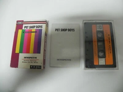 Pet Shop Boys Introspective 1989 Korea Wrong Back Listing Cassette Tape - Image 1 of 4