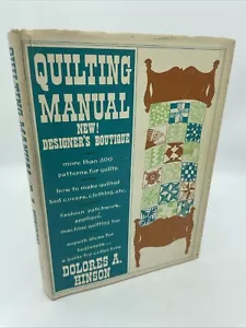 Quilting Manual New Designers Boutique By Dolores A Hinson 1970 - Bild 1 von 16