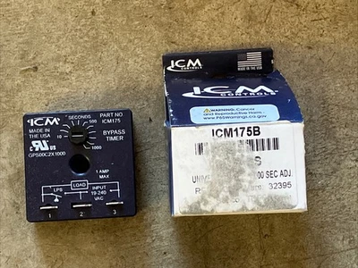 ICM Controls ICM175B Bypass Timer Relay, 10-1,000 GPS00C2X1000 18-240 VAC - Image 1 of 4