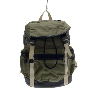 Import duty included  COACH Nylon Backpack KHK F71884  School Bag Travel Bag - Image 1 of 4