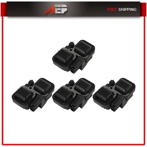 4 Ignition Coils for Mercedes-Benz E55 AMG 1999-2006 S55 AMG 2001-2006 5.5L - Picture 1 of 3