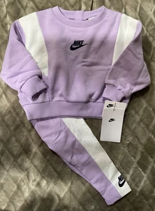New Nike Girls Lilac Bloom  2 pc Set Size 2T - Picture 1 of 6