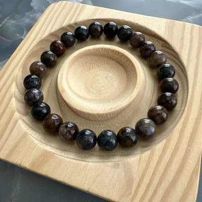 "Pulsera Pietersita Natural 8mm 7.5"" Cristal Elástico Piedras Redondas OSFM Foto 1 de 4