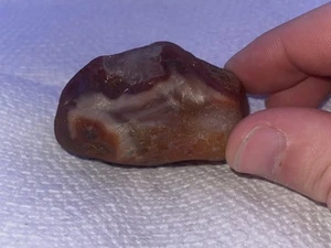 Red and white Lake Superior Agate, 3.3oz - Picture 1 of 6