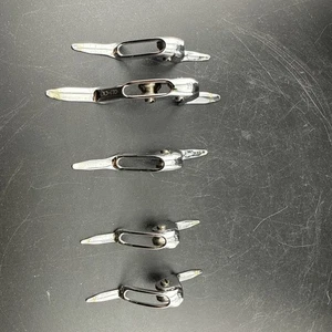 Aftco Roller Guides Chrome Set Of 5 - Picture 1 of 7