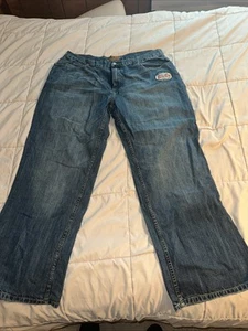 RARE Design VINTAGE Pepsi Cola Jeans Mens Size 40 Embroidered Soda Collectible - Picture 1 of 12