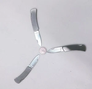 Zaltana 3" stainless steel pocket knife 3Pcs Combo - Picture 1 of 6