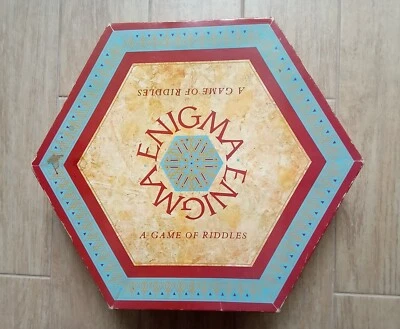 Enigma A Game Of Riddles Board Game Vintage 1988 Drummond Park  - Image 1 of 4