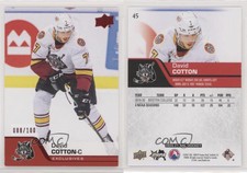 2020-21 Upper Deck AHL Exclusives /100 David Cotton #45