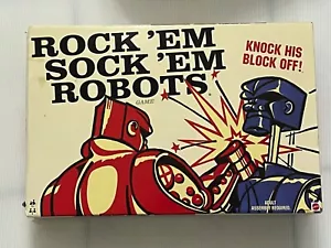 Rockem Sockem Robots Game Mattel 2014 Classic Boxing Toy Game NIB - Picture 1 of 6