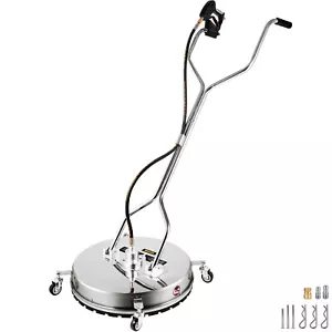 VEVOR 24" Pressure Power Washer Rotary Flat Surface Patio Cleaner 4000PSI 3/8 QC - Picture 1 of 12