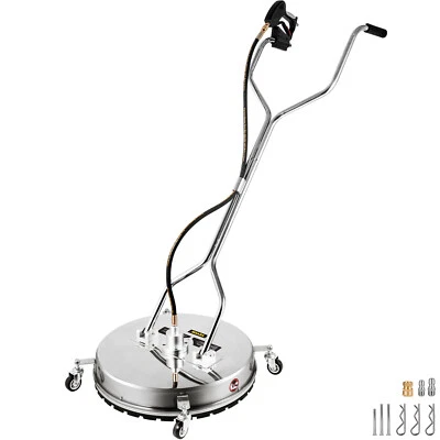 VEVOR 24" Pressure Power Washer Rotary Flat Surface Patio Cleaner 4000PSI 3/8 QC - Image 1 of 4
