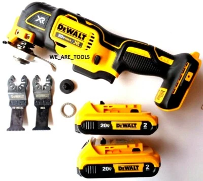 Multiferramenta oscilante sem fio Dewalt DCS356 20V, 2) baterias DCB203, 2 lâminas - Imagem 1 de 4