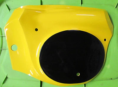 Capa lateral esquerda amarela Rickman Zundapp NOS 125 seis dias p/n R008 05 227 #4 - Imagem 1 de 4