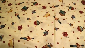 Vtg DAISY KINGDOM Tossed Toys 100% COTTON FABRIC 45" By the yard - Bild 1 von 4