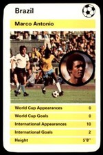 Top Trumps International Greats 1978 - Marco Antonio Brazil