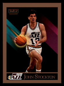 John Stockton  1990 SkyBox #284  Utah Jazz Centered Mint