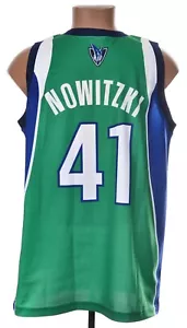 NBA DALLAS MAVERICKS BASKETBALL SHIRT CHAMPION M #41 NOWITZKI - Picture 1 of 5