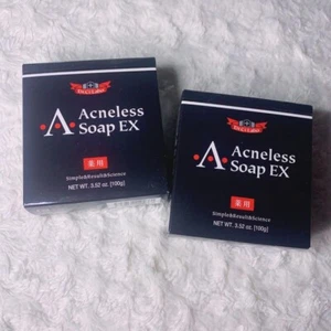 【2P SET】 Dr.Ci:Labo Acneless Soap EX 100g x2 Medicated charcoal formula JAPAN - Picture 1 of 4