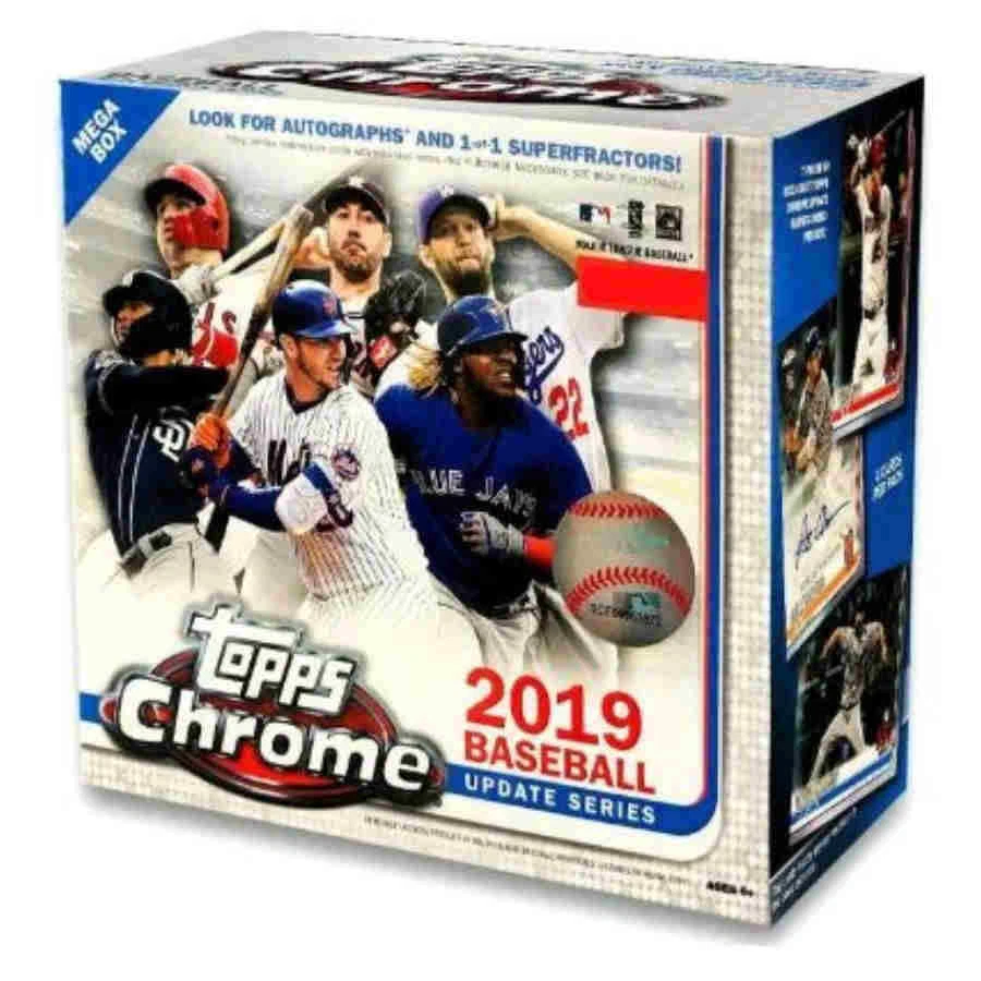 2019 TOPPS CHROME UPDATE SERIES BASEBALL - MEGA BOX Factory Sealed 19TOBCUS-MB - Image 1 of 1