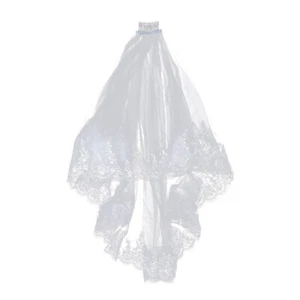Wedding Gauze Veil Mantilla Veil Veil Headpiece Birdcage Veil Bridal Head Veil - Bild 1 von 12